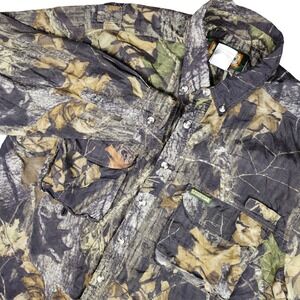 Remington Camo Shirt Mens XL Vented Lightweight Hunting Mossy Oak New Breakup